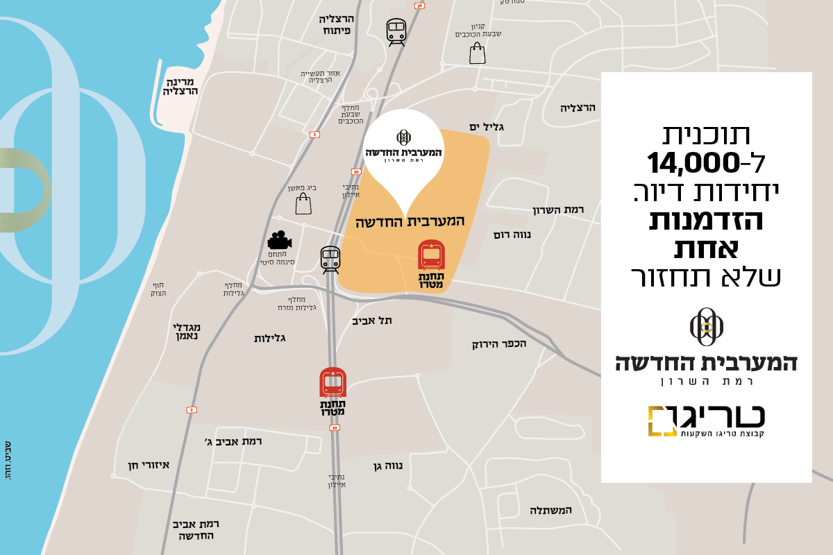 מפת המערבית