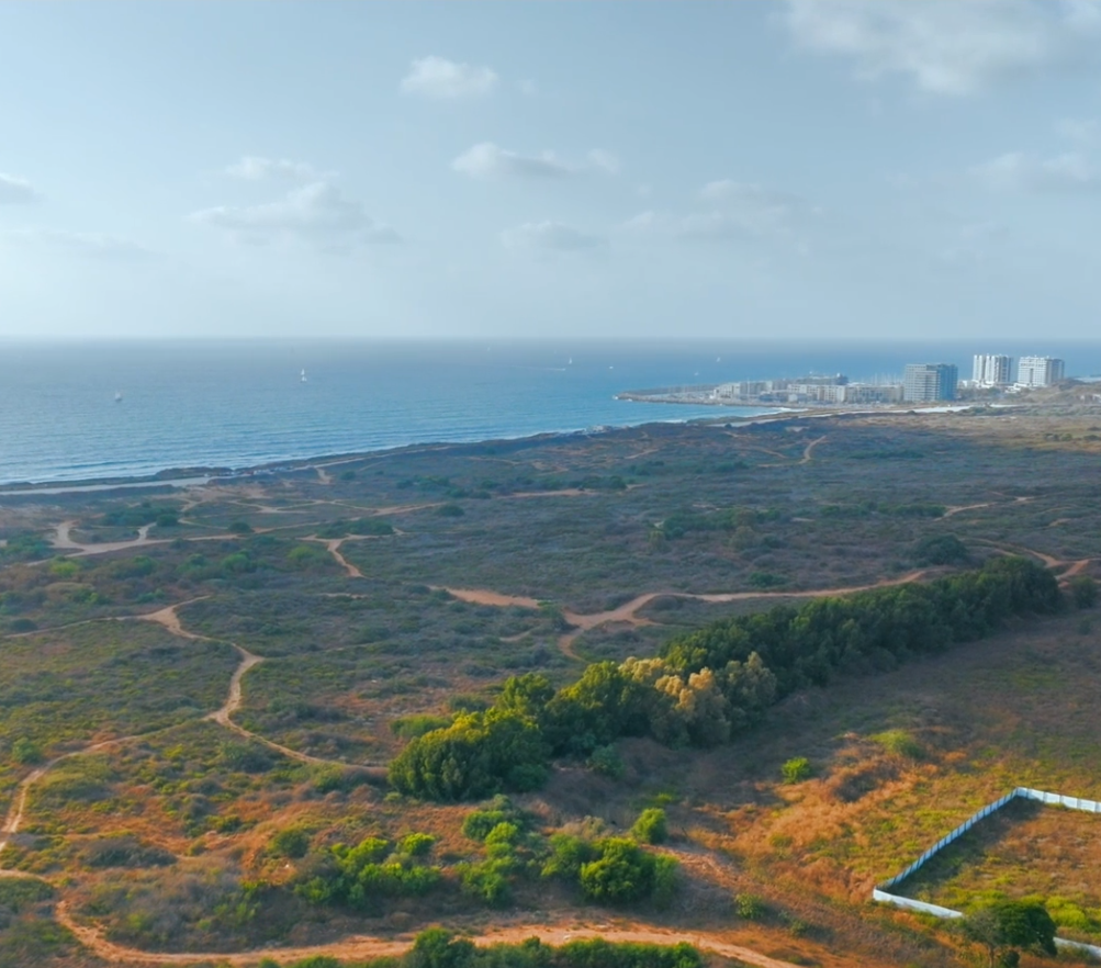 צילום אוירי חוף התכלת 2
