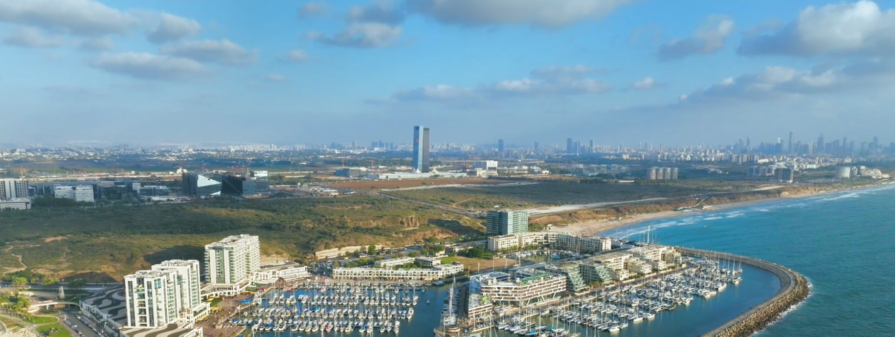 צילום אוירי חוף התכלת 3