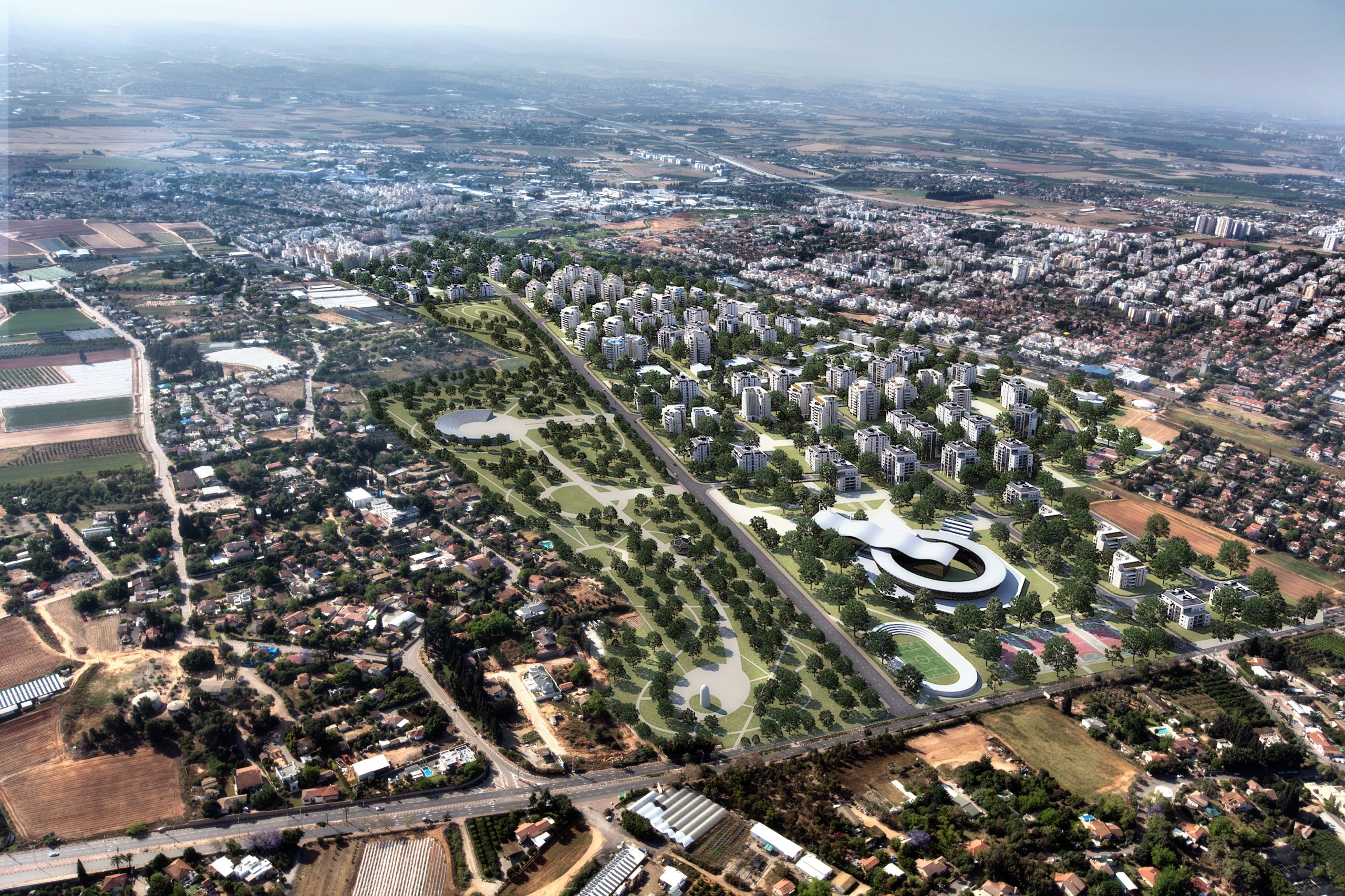 צילום אויר הדמיה כפר סבא 9