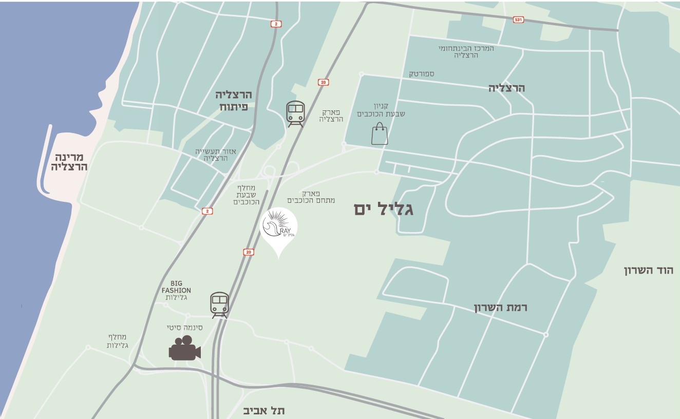 מיקום מפה גליל ים